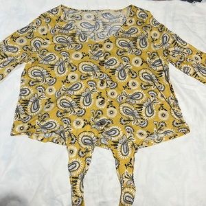 Loft yellow shirt